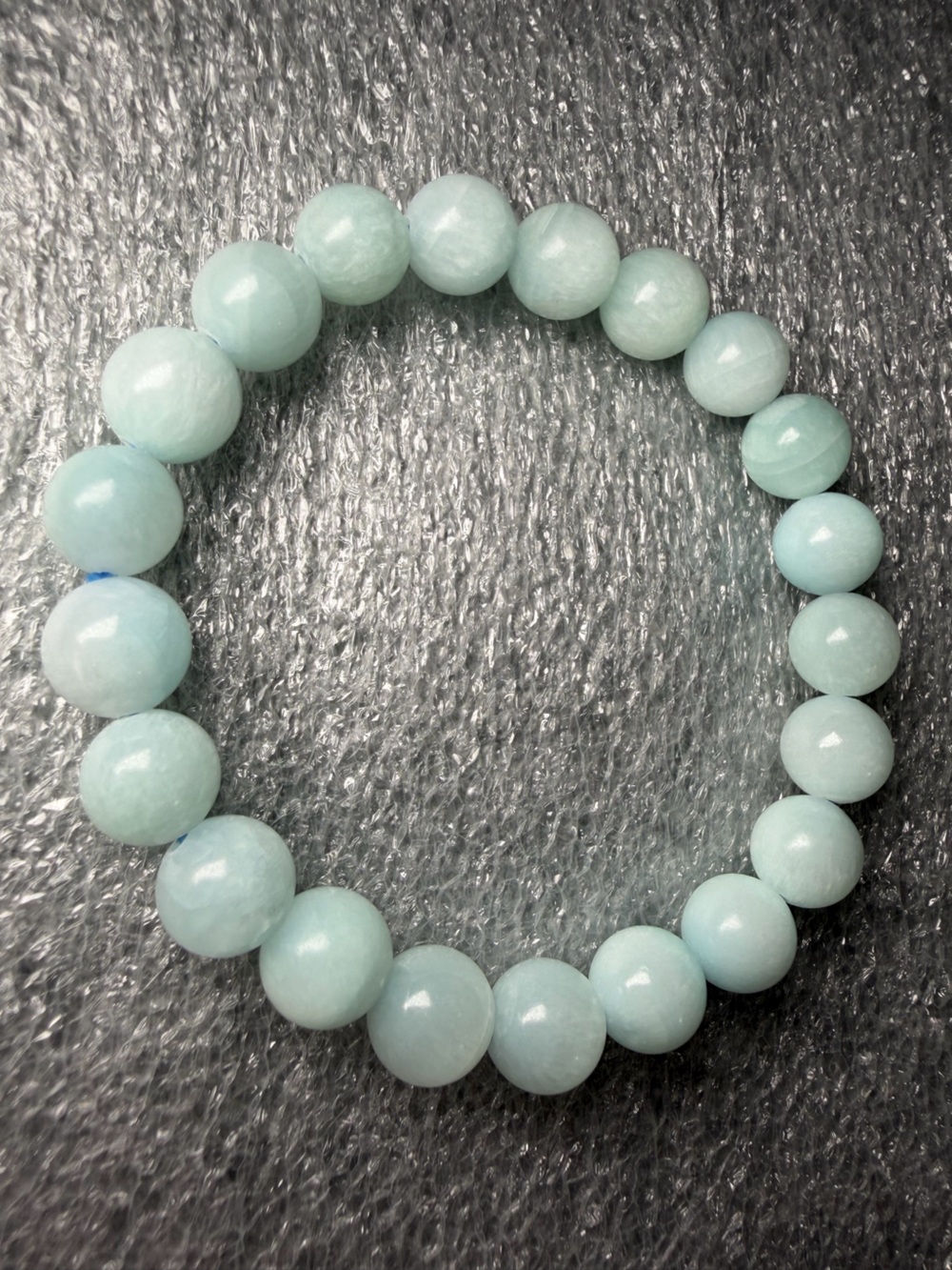 Beautiful 9MM Hemimorphite Natural Crystal Bracelet